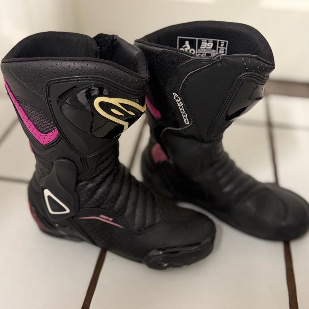 Size 6 (42) ALPINESTARS STELLA GP PLUS RV2 AIRFLOW LEATHER MOTORCYLE GEAR - Picture 12 of 16